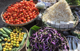 Myanmar Marktstand