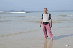 Ralph Sommer am Lampi Strand Mergui Myanmar