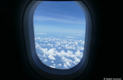 Blick durchs Fenster Air Asia