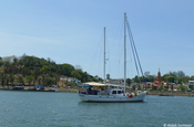 Segelboot Jubiläum Kawthaung im Hafen