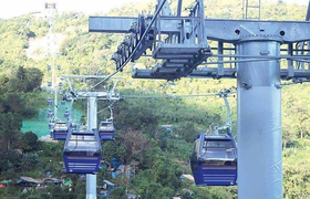 Cable Car Golden Rock Pfahl