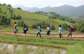 Wandergruppe Myanmar