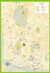 Stadtplan Yangon