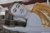 Shwethalyaung Buddha in Bago, Myanmar