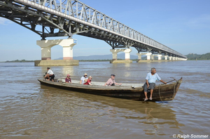 Mywlamyaing Fluss Sehenswürdigkeit Myanmar