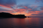 Sonnenuntergang-Mergui-Archipel
