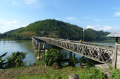Brücke am Tanintharyi Fluss, Myanmar