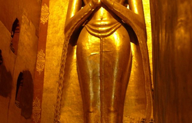 Ananda Buddha in Bagan Myanmar