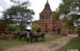 Kutschenfahrt Old Bagan