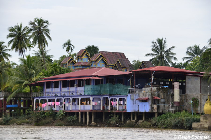 Holzhaus in Mawlamyaing, Myanmar
